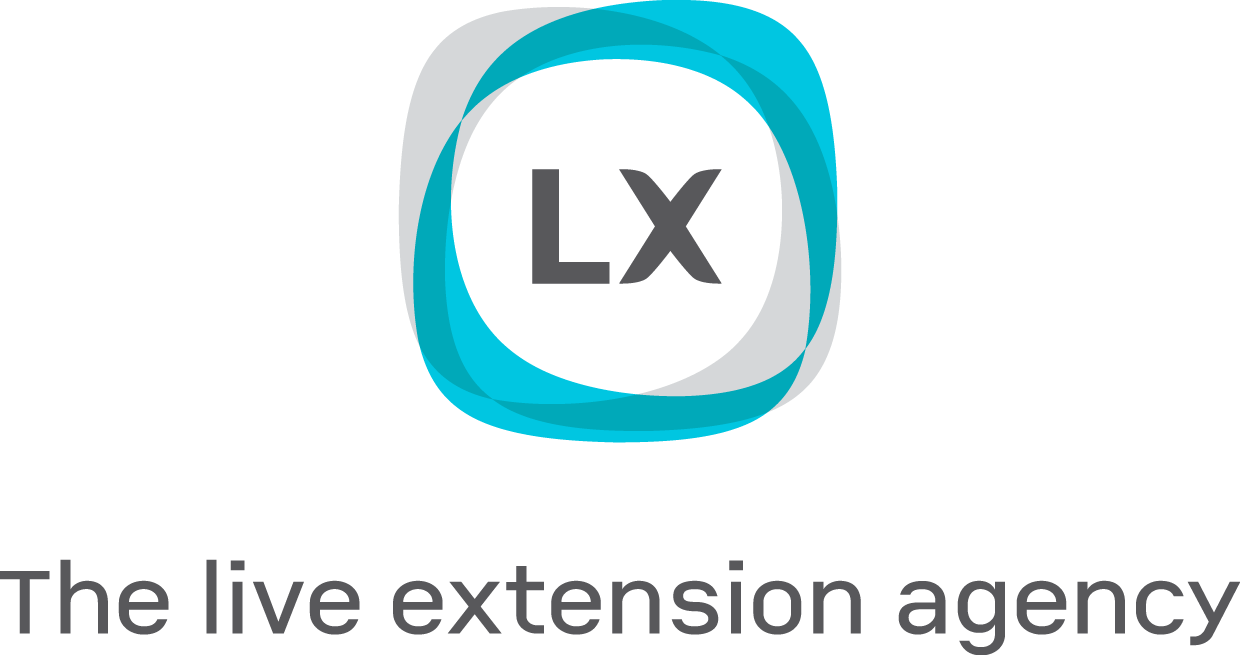 Logotipo  LX con claim