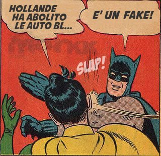 Cosa ha fatto Hollande ... parodia Batman e Robin