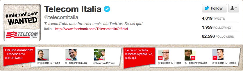 Telecom Italia Twitter Team