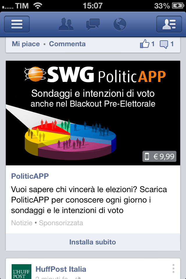 SWG PoliticAPP iPhone ad